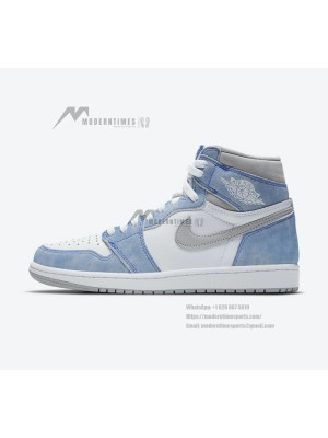 Air Jordan 1 High OG Hyper Royal 555088-402 - Classic Light Blue and Grey Design