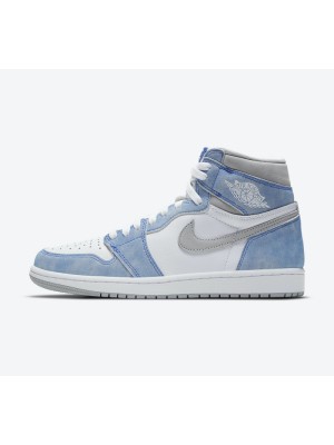 Air Jordan 1 High OG Hyper Royal 555088-402 - Classic Light Blue and Grey Design