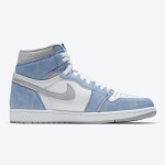 Air Jordan 1 High OG Hyper Royal 555088-402 in Light Blue and Grey