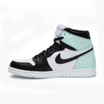 Air Jordan 1 High OG NRG 'Igloo' 861428-100 Limited Edition White Black Turquoise Basketball Shoes