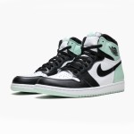 Air Jordan 1 High OG NRG 'Igloo' 861428-100 Limited Edition White Black Turquoise Basketball Shoes