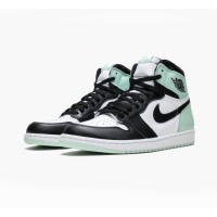 Air Jordan 1 High OG NRG 'Igloo' 861428-100 Limited Edition White Black Turquoise Basketball Shoes