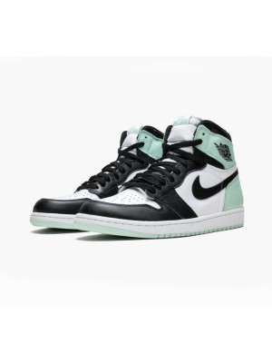 Air Jordan 1 High OG NRG 'Igloo' 861428-100 Limited Edition White Black Turquoise Basketball Shoes