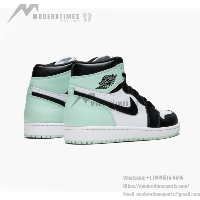 Air Jordan 1 High OG NRG 'Igloo' 861428-100 Limited Edition White Black Turquoise Basketball Shoes