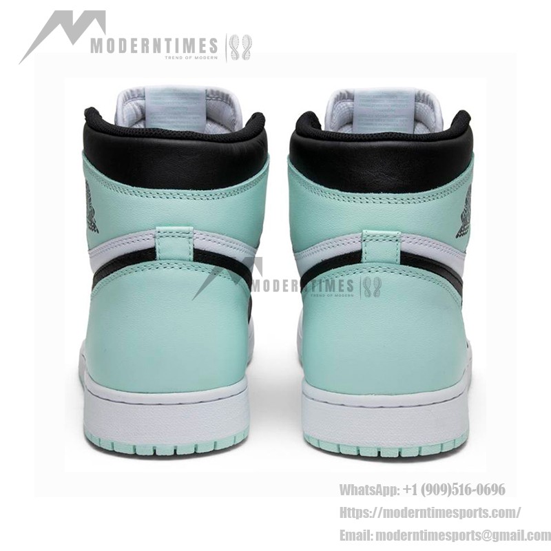 Air Jordan 1 High OG NRG 'Igloo' 861428-100 Limited Edition White Black Turquoise Basketball Shoes