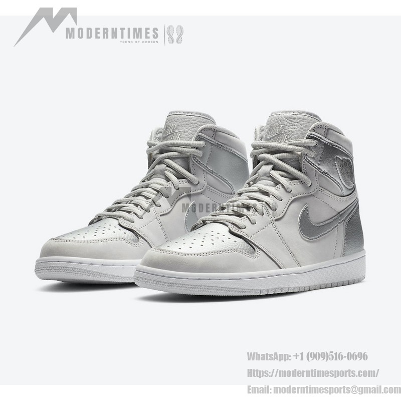 Air Jordan 1 High OG "Japan Metallic Silver" DA0382-029 Limited Edition Sneakers