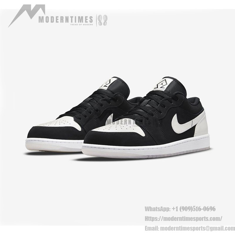 Air Jordan 1 Low Black & White DH6931-001 Streetwear Sneakers