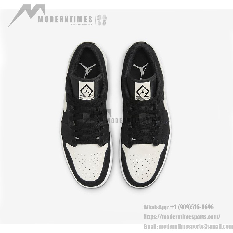 Air Jordan 1 Low Black & White DH6931-001 Streetwear Sneakers