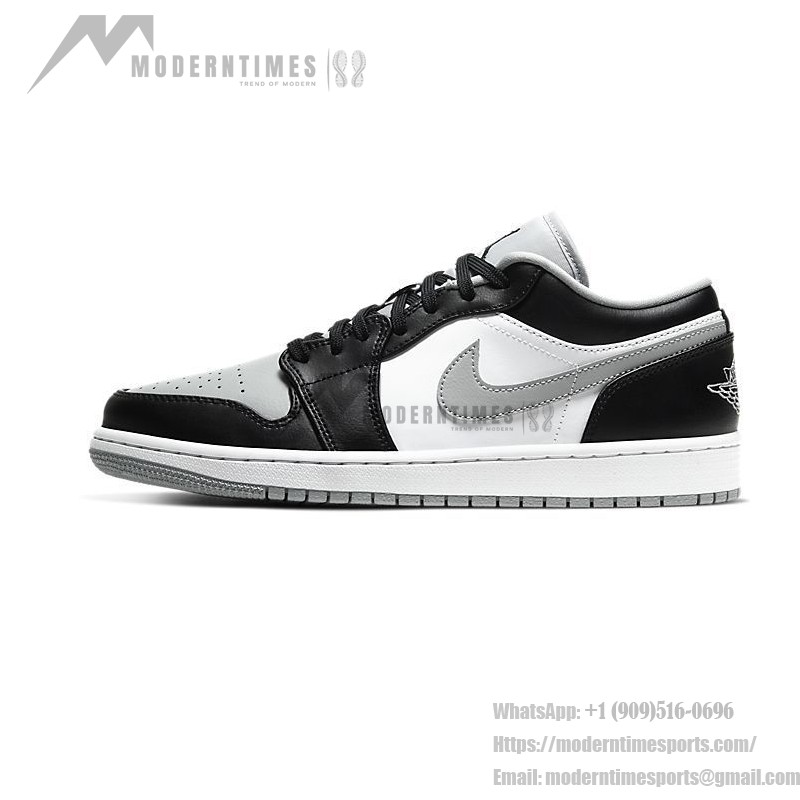 Air Jordan 1 Low 553558-039 - Luxurious Black Low-Top Sneaker with Metallic Gold Accents