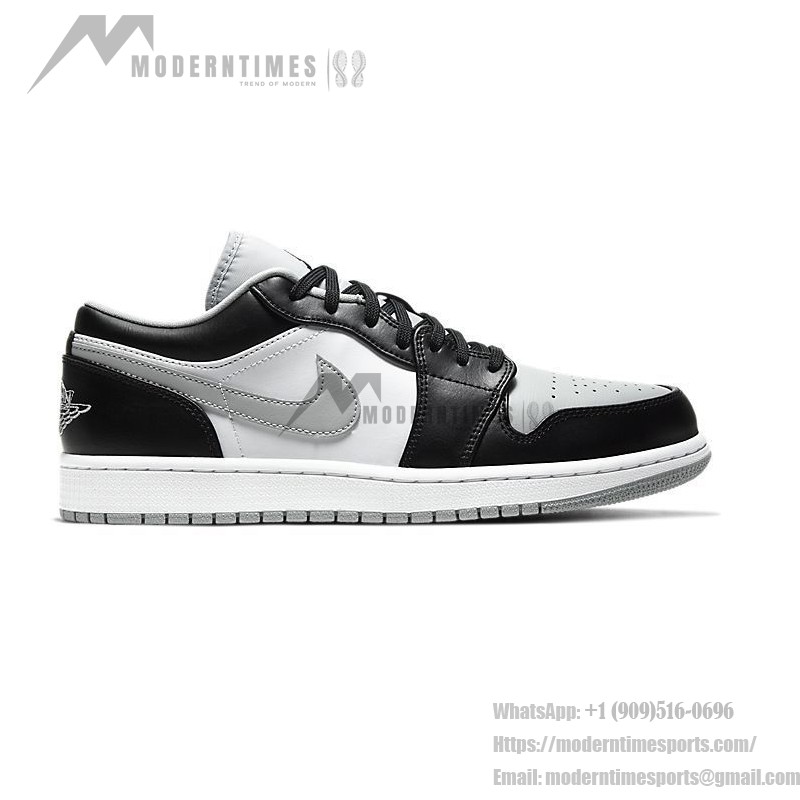 Air Jordan 1 Low 553558-039 - Luxurious Black Low-Top Sneaker with Metallic Gold Accents