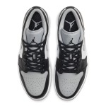 Air Jordan 1 Low 553558-039 - Luxurious Black Low-Top Sneaker with Metallic Gold Accents