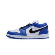Air Jordan 1 Low Code 553558-401 - Classic Blue Design with Modern Comfort