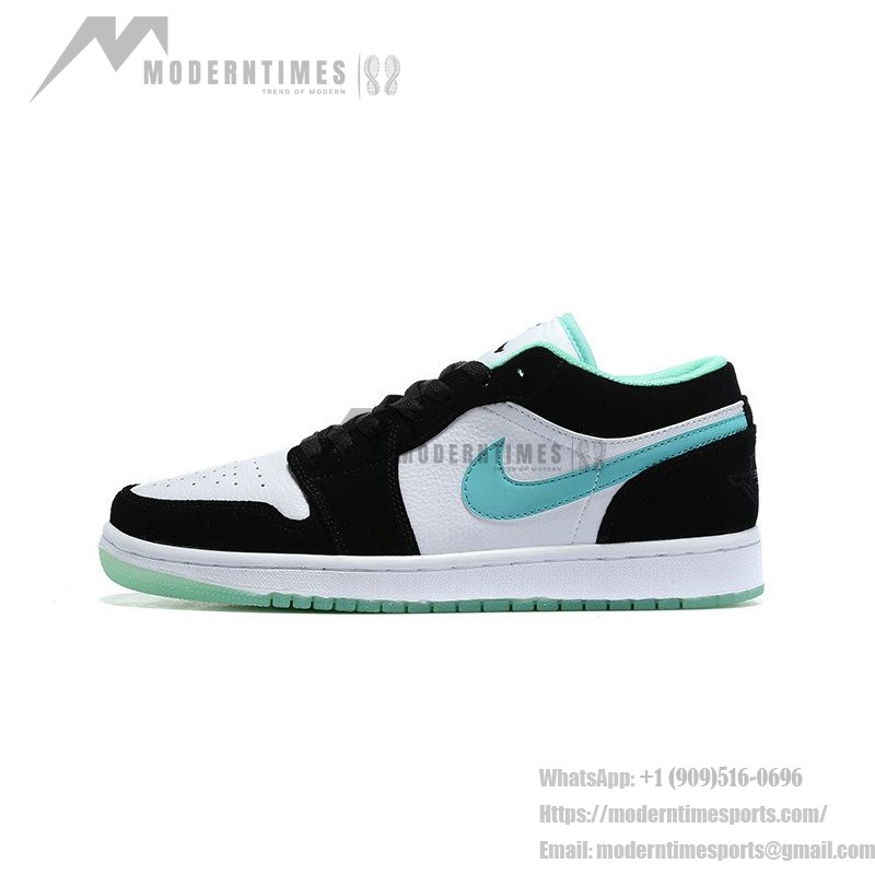 Air Jordan 1 Low CQ9828-131 화이트/블랙 스니커즈 로우탑 디자인