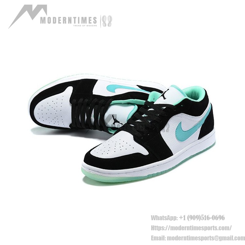 Air Jordan 1 Low CQ9828-131 화이트/블랙 스니커즈 로우탑 디자인