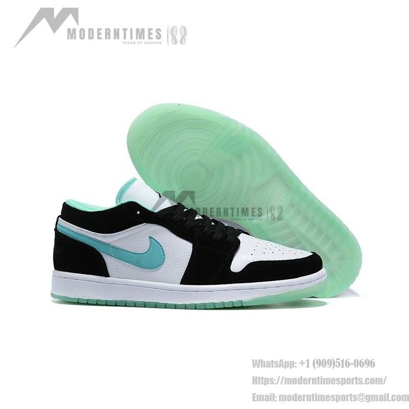 Air Jordan 1 Low CQ9828-131 화이트/블랙 스니커즈 로우탑 디자인