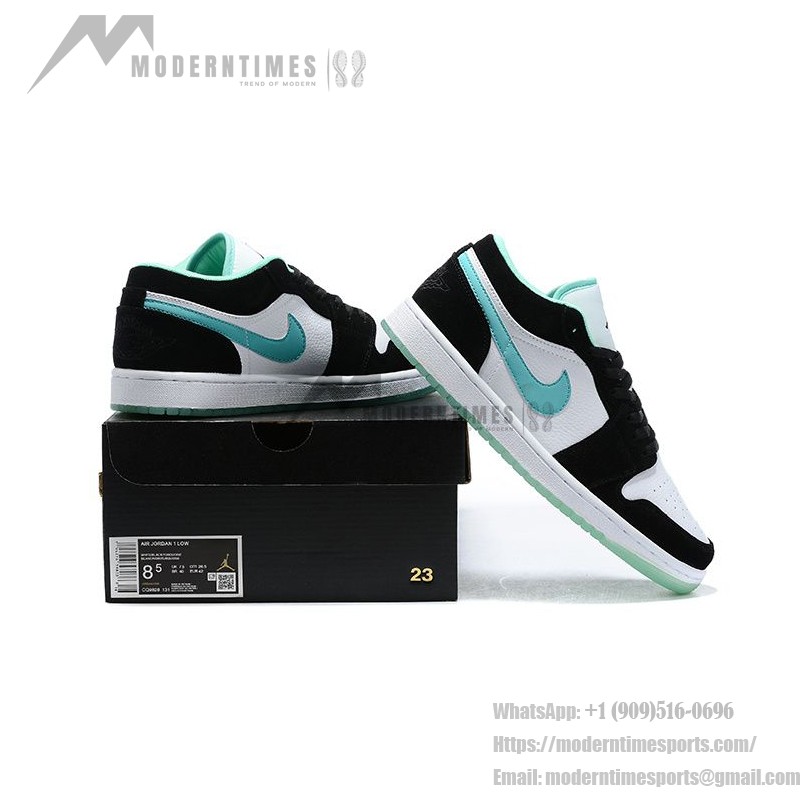 Air Jordan 1 Low CQ9828-131 화이트/블랙 스니커즈 로우탑 디자인