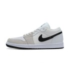 Air Jordan 1 Low DC3533-100 White/Multi-Color Sneakers Low-Top Design