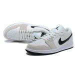 Air Jordan 1 Low DC3533-100 White/Multi-Color Sneakers Low-Top Design