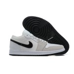 Air Jordan 1 Low DC3533-100 White/Multi-Color Sneakers Low-Top Design