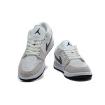 Air Jordan 1 Low DC3533-100 White/Multi-Color Sneakers Low-Top Design