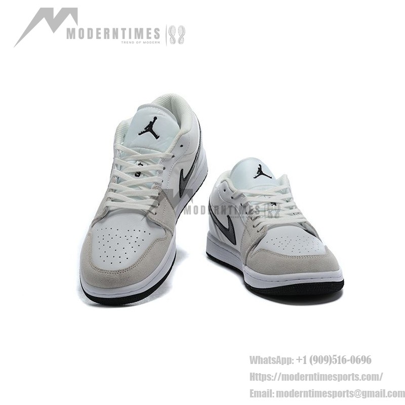 Air Jordan 1 Low DC3533-100 White/Multi-Color Sneakers Low-Top Design