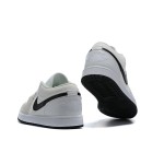 Air Jordan 1 Low DC3533-100 White/Multi-Color Sneakers Low-Top Design