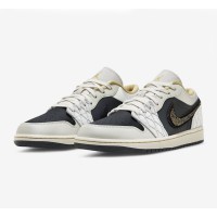 クラシックなブラック Air Jordan 1 Low DV1762-001 | スタイリッシュで耐久性のある高級ローカットスニーカー