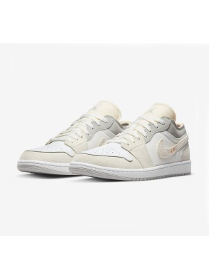 Air Jordan 1 Low Craft “Inside Out” DN1635-100 화이트/리버스 디자인 스니커즈 | 혁신적이고 전위적인 로우탑 스타일 | 독특한 편안함과 스타일