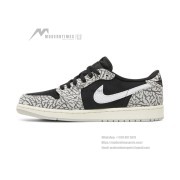 Classic Black and Grey Air Jordan 1 Low OG “Black Cement” CZ0790-001 | Perfect Fusion of Unique Texture and Style