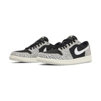 Classic Black and Grey Air Jordan 1 Low OG “Black Cement” CZ0790-001 | Perfect Fusion of Unique Texture and Style