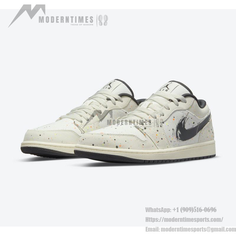 Air Jordan 1 Low Paint Splatter DM3528-100 side view