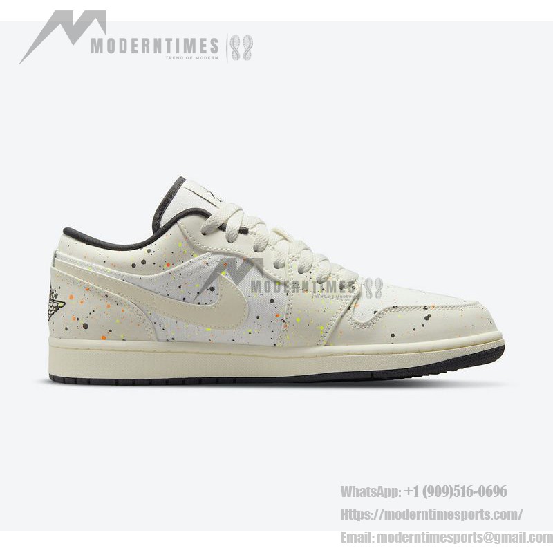 Air Jordan 1 Low Paint Splatter DM3528-100 side view