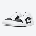 Air Jordan 1 Low 'Panda' DC0774-100 - Black and White Sneakers