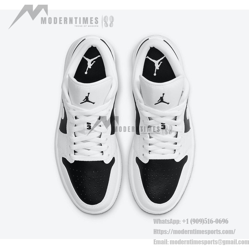 Air Jordan 1 Low 'Panda' DC0774-100 - Black and White Sneakers