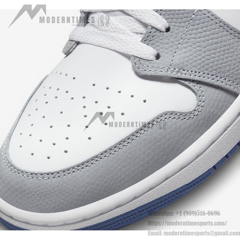 Air Jordan 1 Low '트루 블루' DM1199-140 - 시대를 초월한 블루 & 화이트 엘레강스 스니커즈