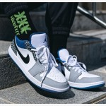 Air Jordan 1 Low '트루 블루' DM1199-140 - 시대를 초월한 블루 & 화이트 엘레강스 스니커즈