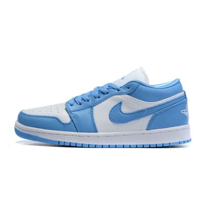 Grab the Exclusive Air Jordan 1 Low 'UNC' - Sky Blue & White Edition - Model AO9944-441