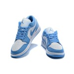 Air Jordan 1 Low UNC Sky Blue White Sneakers AO9944-441