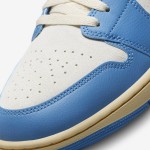 Air Jordan 1 Low 'UNC Grey' DZ5376-469 - Classic Premium Grey & University Blue Sneakers