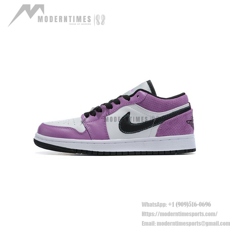 Air Jordan 1 Low "Violet Shock" CK3022-503 スニーカー - 大胆なスタイル