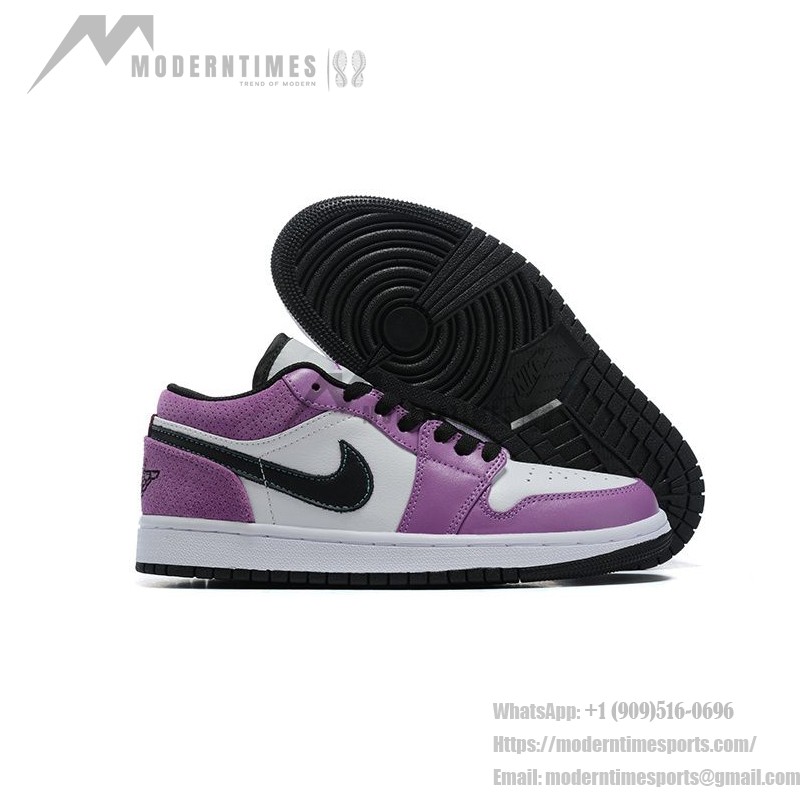 Air Jordan 1 Low "Violet Shock" CK3022-503 スニーカー - 大胆なスタイル