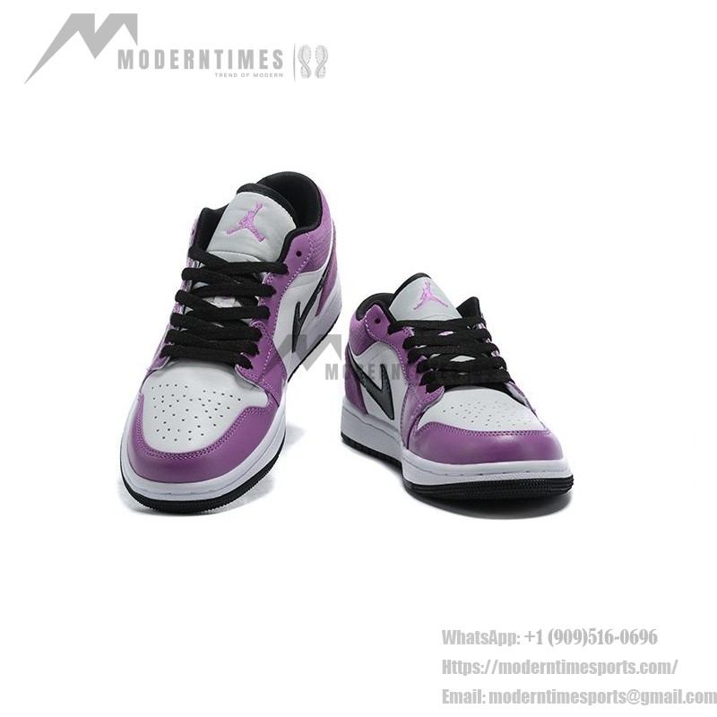 Air Jordan 1 Low "Violet Shock" CK3022-503 スニーカー - 大胆なスタイル