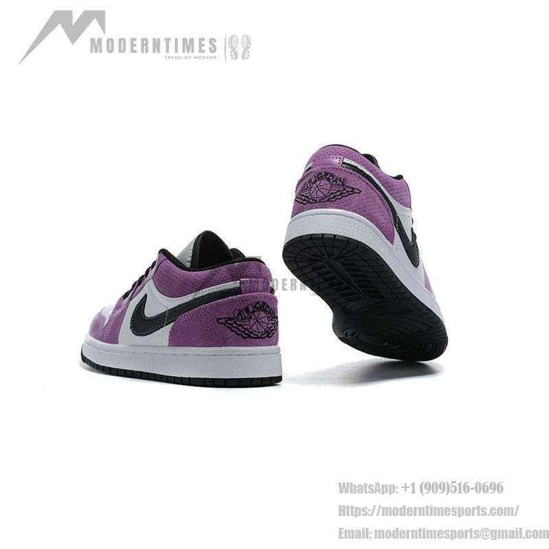 Air Jordan 1 Low "Violet Shock" CK3022-503 スニーカー - 大胆なスタイル