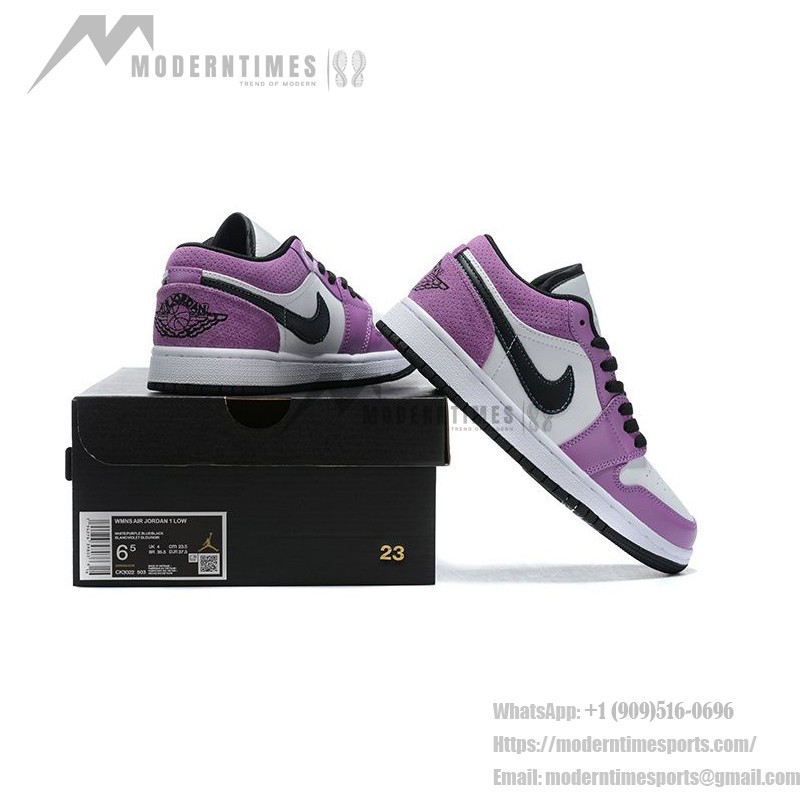 Air Jordan 1 Low "Violet Shock" CK3022-503 スニーカー - 大胆なスタイル