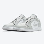 Classic White and Blue Air Jordan 1 Low DC9036-100 Sneakers