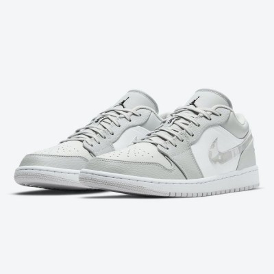 Classic White and Blue Air Jordan 1 Low DC9036-100 | Stylish and Comfortable Versatile Sneakers