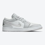 Classic White and Blue Air Jordan 1 Low DC9036-100 Sneakers