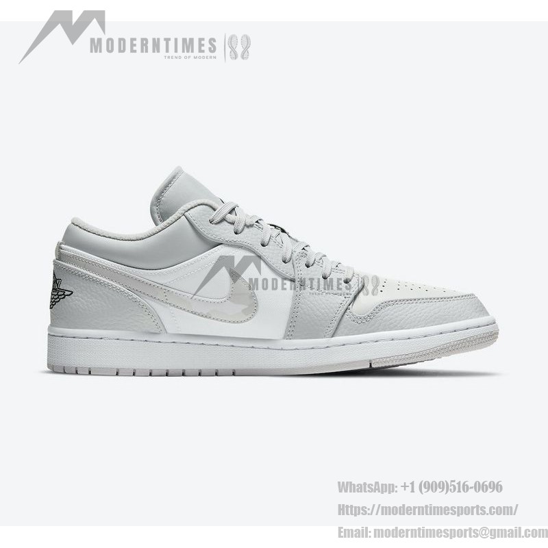 Classic White and Blue Air Jordan 1 Low DC9036-100 Sneakers