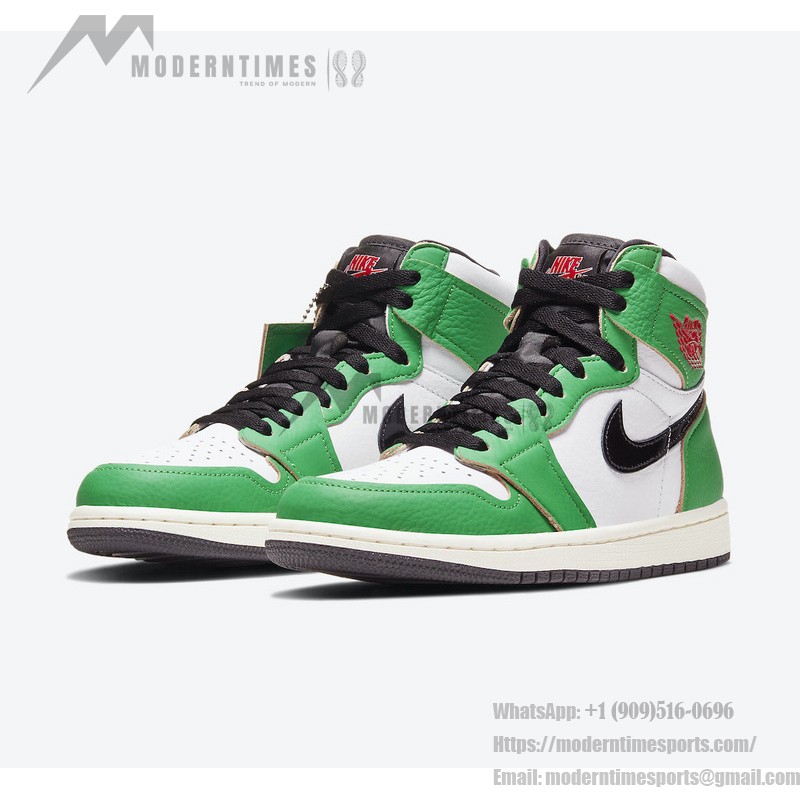 Air Jordan 1 High OG Lucky Green Basketball Shoes