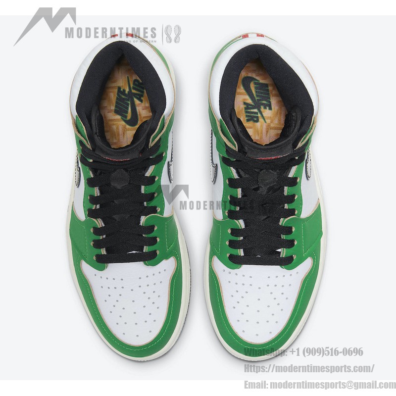 Air Jordan 1 High OG Lucky Green Basketball Shoes